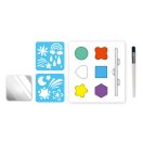 Arcfestő készlet stencillel, Csillagok  Avenir