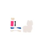 Varrható plüss kulcstartó Láma Avenir