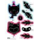 Karckép technika dekorációs csokor, Cicák Avenir