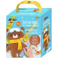   Varrható plüss vállpánttal, Maci snowboard deszkával Avenir