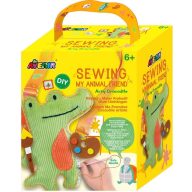   Varrható plüss vállpánttal, Festőművész krokodil Avenir