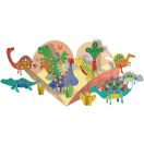 Matricázó és 3D modell készítő készlet, Dinoszauruszok Avenir