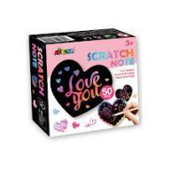 Szív alakú karckép jegyzettömb Avenir