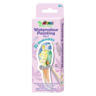   Vízzel festő kreatív könyvjelző készlet, Madarak Avenir