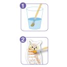 Vízzel festő kreatív könyvjelző készlet, Madarak Avenir