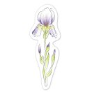 Vízzel festő kreatív könyvjelző készlet, Virágok Avenir