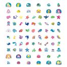 Nagy körömmatrica szett, Óceán Avenir