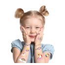 Tetováló és körömmatrica készlet, Unikornisok Avenir