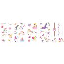 Tetováló és körömmatrica készlet, Unikornisok Avenir