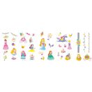 Tetováló és körömmatrica készlet, Hercegnők Avenir