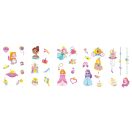 Tetováló és körömmatrica készlet, Hercegnők Avenir