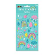 Csillogó kövek matrica készlet, Szivárványok Avenir