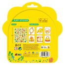 3D  fényes matrica készlet, Állatok Avenir