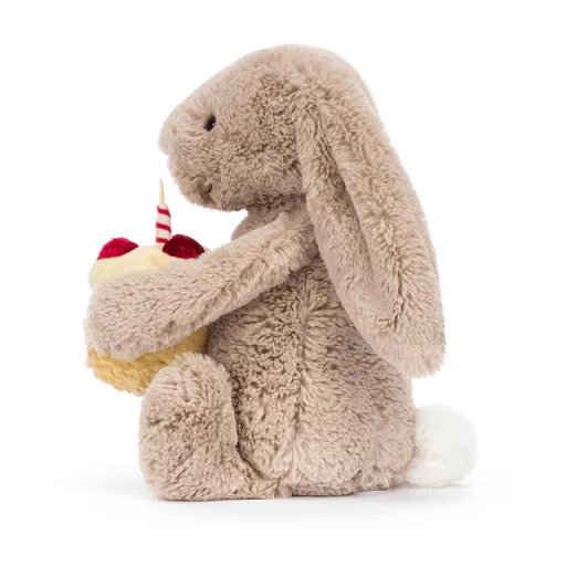 Jellycat plüss - Bashful bézs nyuszi tortával közepes