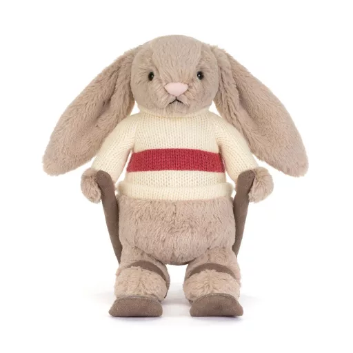 Jellycat plüss - Bashful síelő nyuszi