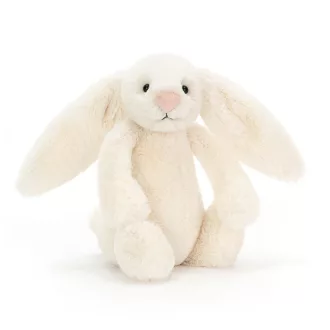 Jellycat plüss - Karácsonyi bashful nyuszi - Krémfehér