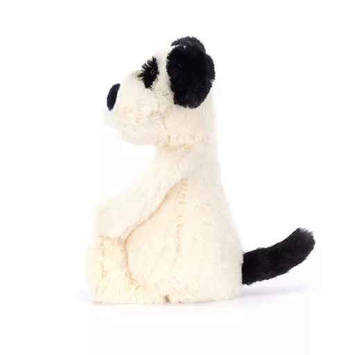 Jellycat plüss - Bashful fekete-krém kiskutya S