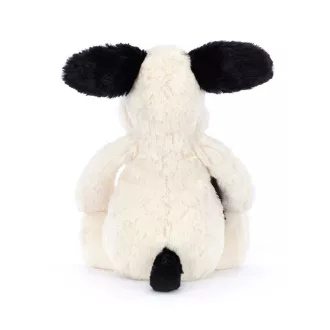Jellycat plüss - Bashful fekete-krém kiskutya S