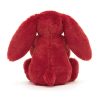 Jellycat plüss - Karácsonyi bashful nyuszi - Cranberry