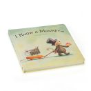 Jellycat mesekönyv - I Know A Monkey Book