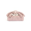 Jellycat babatakaró - Bashful Luxe Rosa Bunny