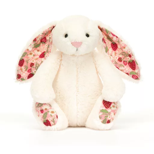 Jellycat plüss - Bashful Berry nyuszi - Krém