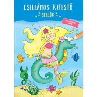 Csillámos kifestő - Sellők