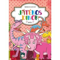 Játékos dinók - Matricás kifestő