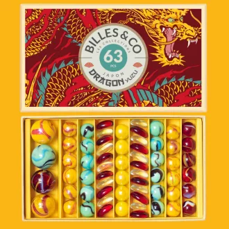 Billes & Co üveggolyó szett - large box - Yuzu Dragon