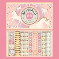 Billes & Co üveggolyó szett - large box - Unicorn