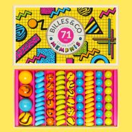 Billes & Co üveggolyó szett - large box - Memphis