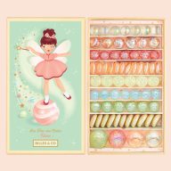 Billes & Co üveggolyó szett - large box - Rose Fairy