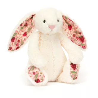   Jellycat plüss - Bashful sziromfülű nyuszi - Krémfehér S