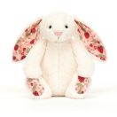Jellycat plüss - Bashful sziromfülű nyuszi - Krémfehér S