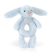 Jellycat plüss csörgő - Bashful blue Bunny