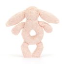 Jellycat plüss csörgő - Bashful blush Bunny