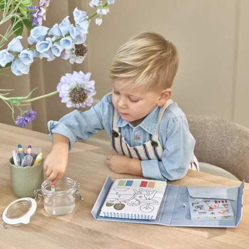 Little Dutch festőkönyv kiegészítőkkel - Jim járművei