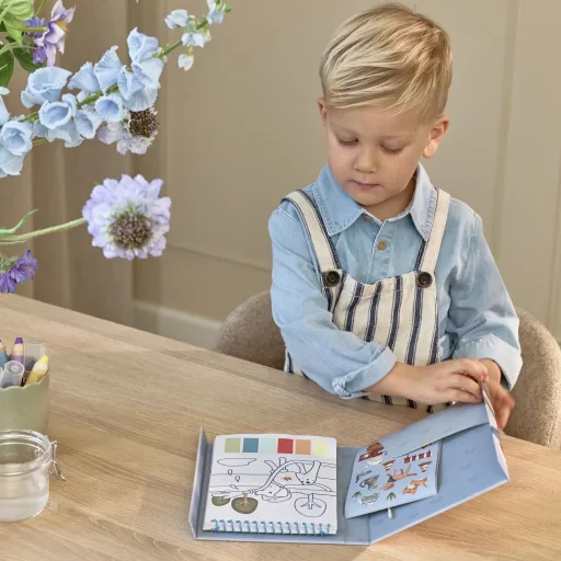Little Dutch festőkönyv kiegészítőkkel - Jim járművei