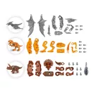 Dinoszaurusz építő készlet, 3 modell BUKI