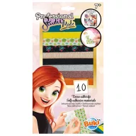   Professzionális studio divat, Öntapadós szövet matrica, Trópikus BUKI