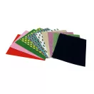 Professzionális studio divat, Öntapadós szövet matrica, Gyümölcsök BUKI