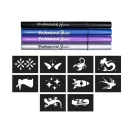 Különleges tetováló  toll ezüst BUKI