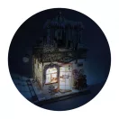 Dioráma 3D puzzle, Virágbolt BUKI