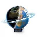 Forgó és világító földgömb hangulat világítás, A városok fényei BUKI