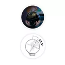 Forgó és világító földgömb hangulat világítás, A városok fényei BUKI