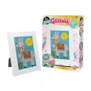 Strasszkép készítő fa képkerettel-Láma  BUKI