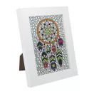 Strasszkép készítő fa képkerettel-Álomfogó BUKI