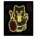 Neon kép készítő szett, Maneki-neko az integető macska BUKI