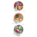 200 db-os matrica készlet,  Fantázia BUKI