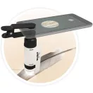 Zsebmikroszkóp LED fénnyel és okostelefon adapterrel BUKI